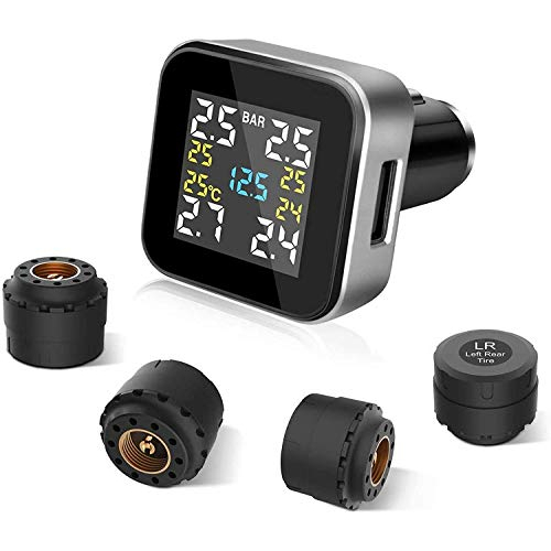 Tymate Tire Pressure Monitoring System - Full-Color Screen Design, 6 ...