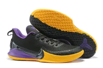 kobe bryant black and yellow shoes