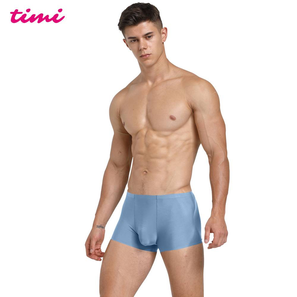 Timi 600 Ice silk Men's Seamless boxer briefs Underwear