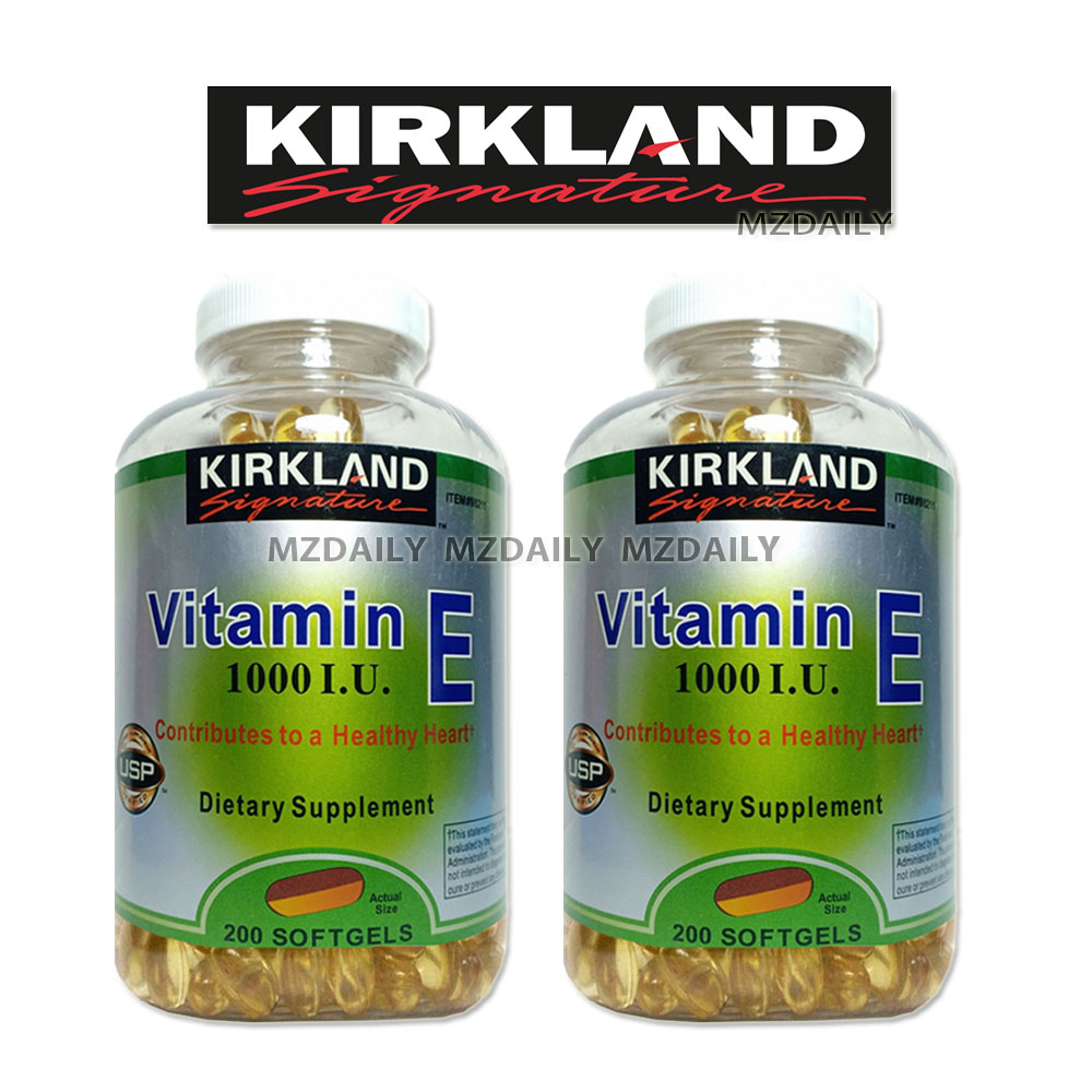 ( BUY 1 TAKE 1 ) Kirkland Vitamin E 1000 I.U. 200 Softgels Lazada PH