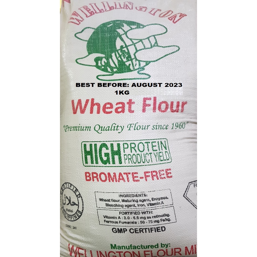 ORIGINAL WELLINGTON BREAD FLOUR BROMATE FREE 1KG (1ST CLASS) Lazada PH