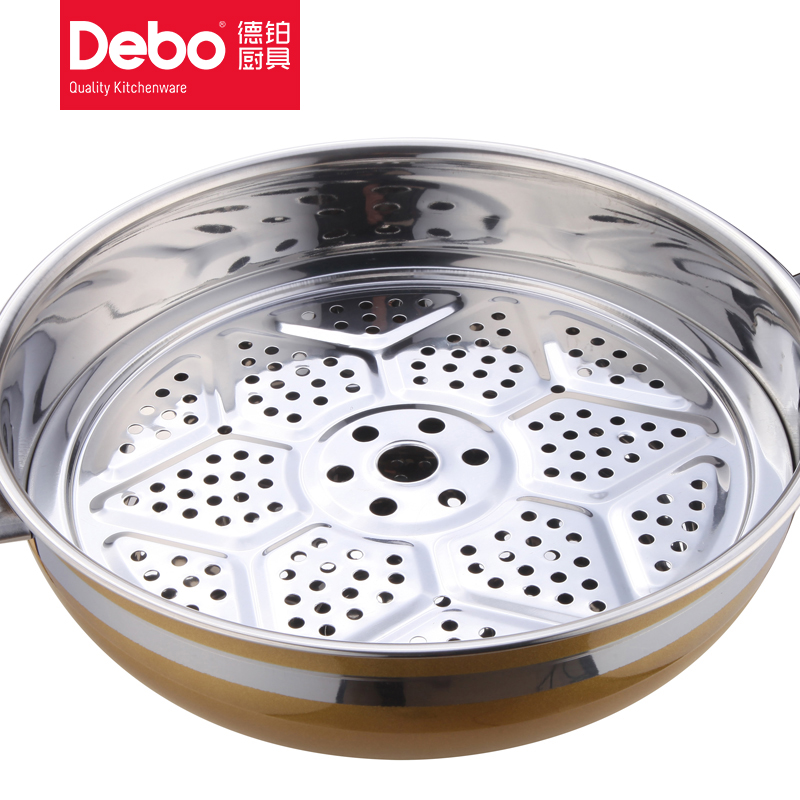 German debo stainless steel steamer, fish steamer, soup steamer, one