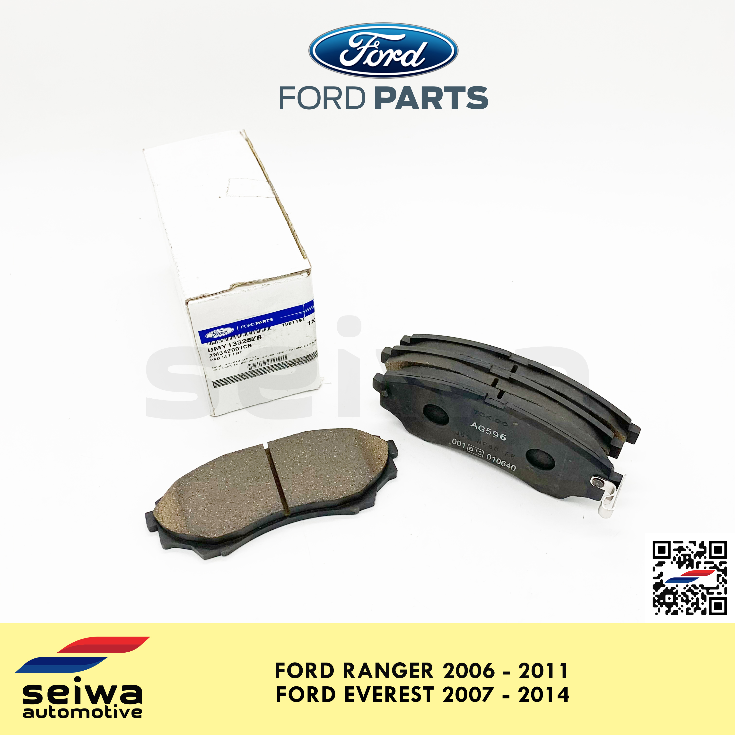 [2006 2011] Ford Ranger Brake Pads Front [2007 2014] Ford Everest