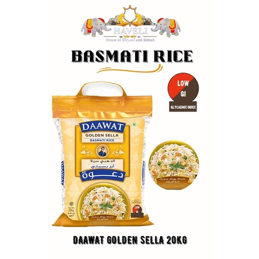 Daawat Golden Sella Basmati Rice Low Gi 20kg Sack Lazada PH