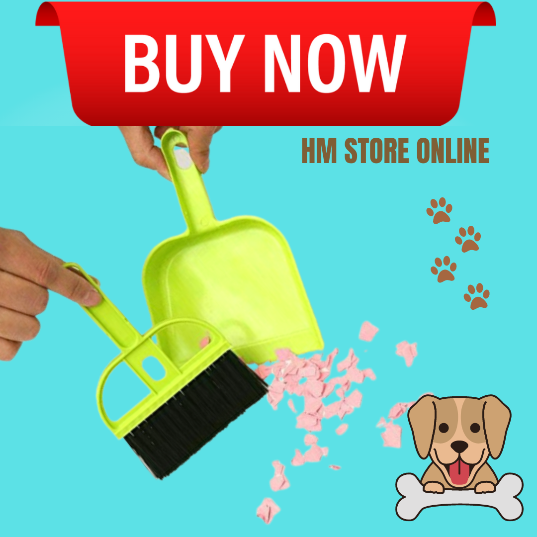 Mini Pet Poop Dust Pan with Broom for Cats and Dogs HM Store Online Lazada PH