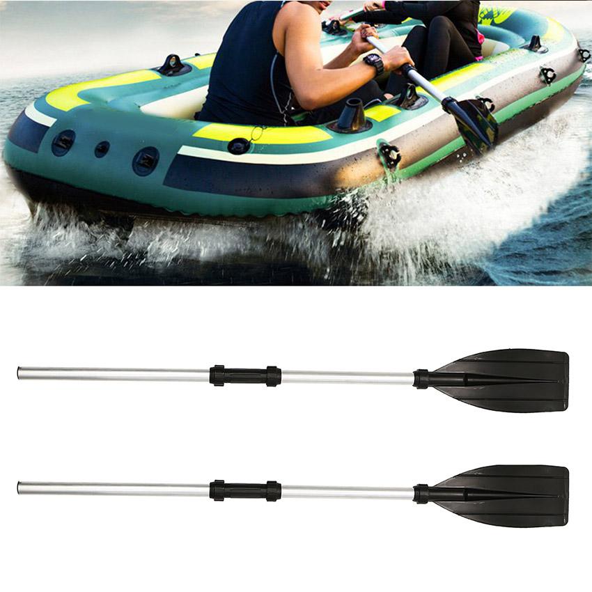 Pretty Comy 2 Pcs Aluminum Alloy Detachable Float Afloat Oars Fitting Boat  Rafting Paddle Canoe Oar Boating Accessories