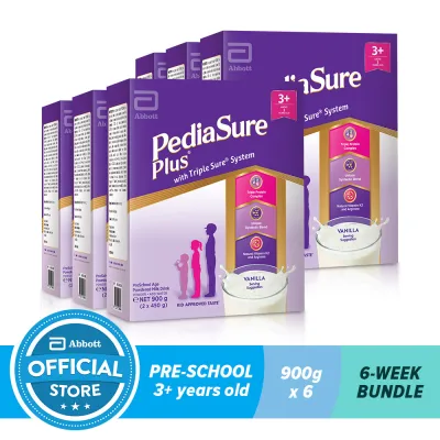 Pediasure Plus Vanilla 900G For Kids Above 3 Years Old Bundle of 6