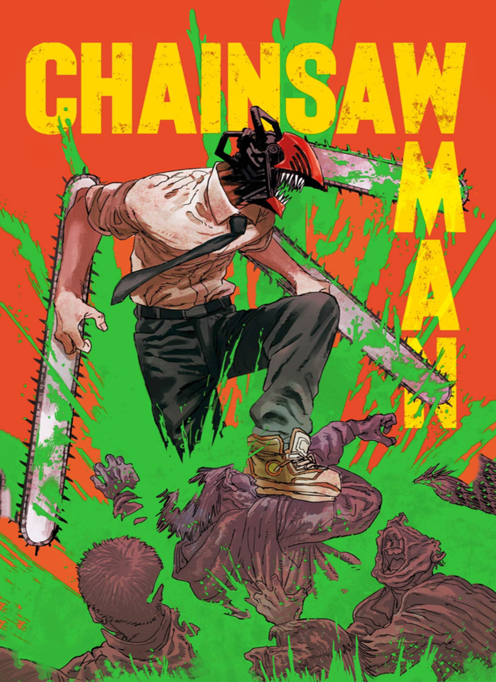 Big Poster Anime Chainsaw Man Tamanho 90x60 cm Lo06