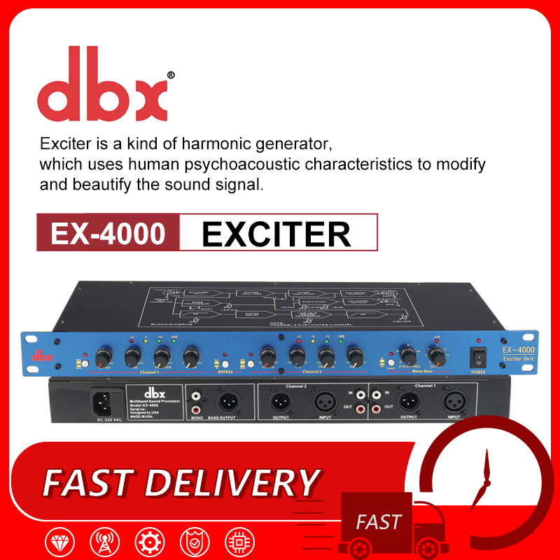 DBX EX4000 professional vocal midfrequency exciter Audio excitation