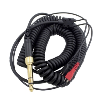 Coiled headphone cable with 3.5mm and 6.5mm plug replacement audio for senhai hd25 560 540 480 430 250 headphones 1