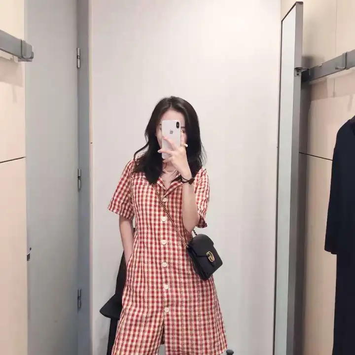 polo plaid dress