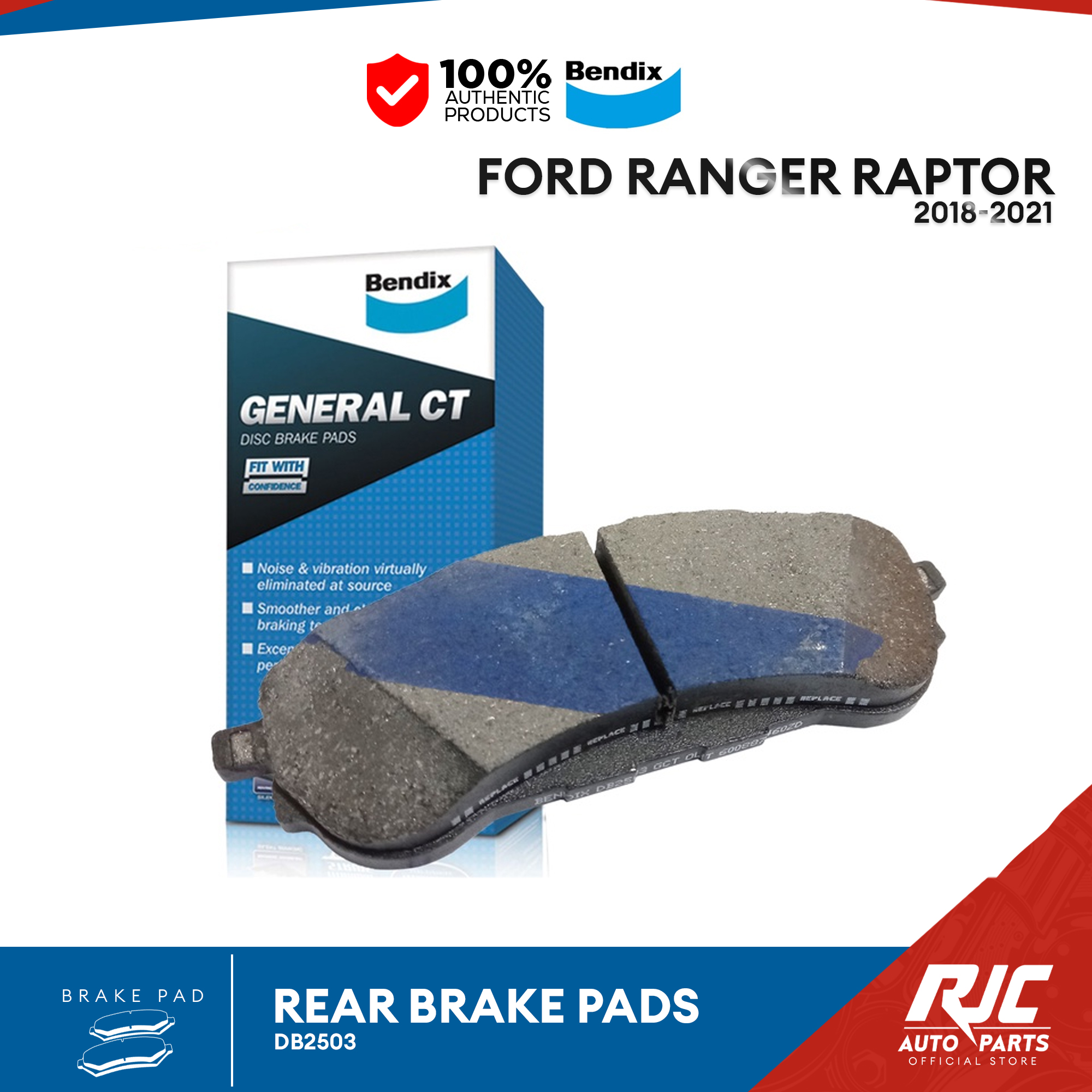 BENDIX BRAKE PAD FORD RANGER RAPTOR REAR 20192022 DB2503 1set Lazada PH
