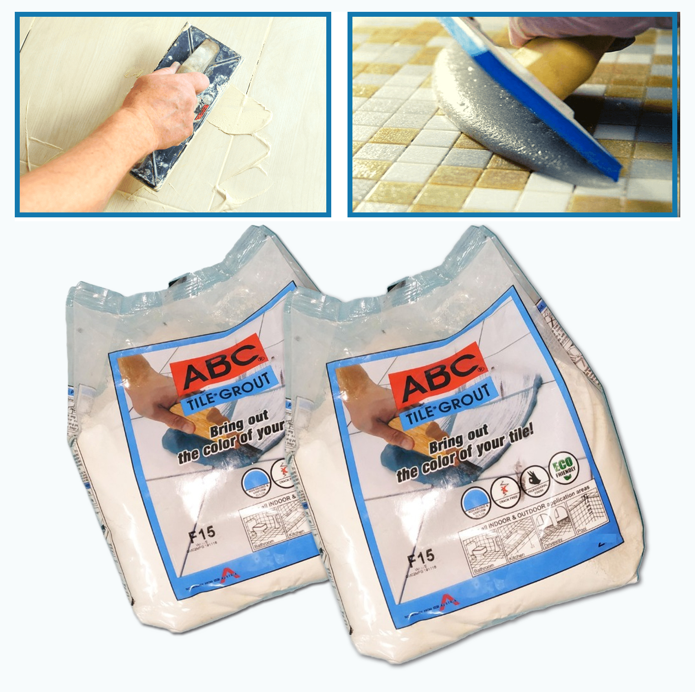 ABC Tile Grout 2kg (Pack) Assorted Colors Lazada PH