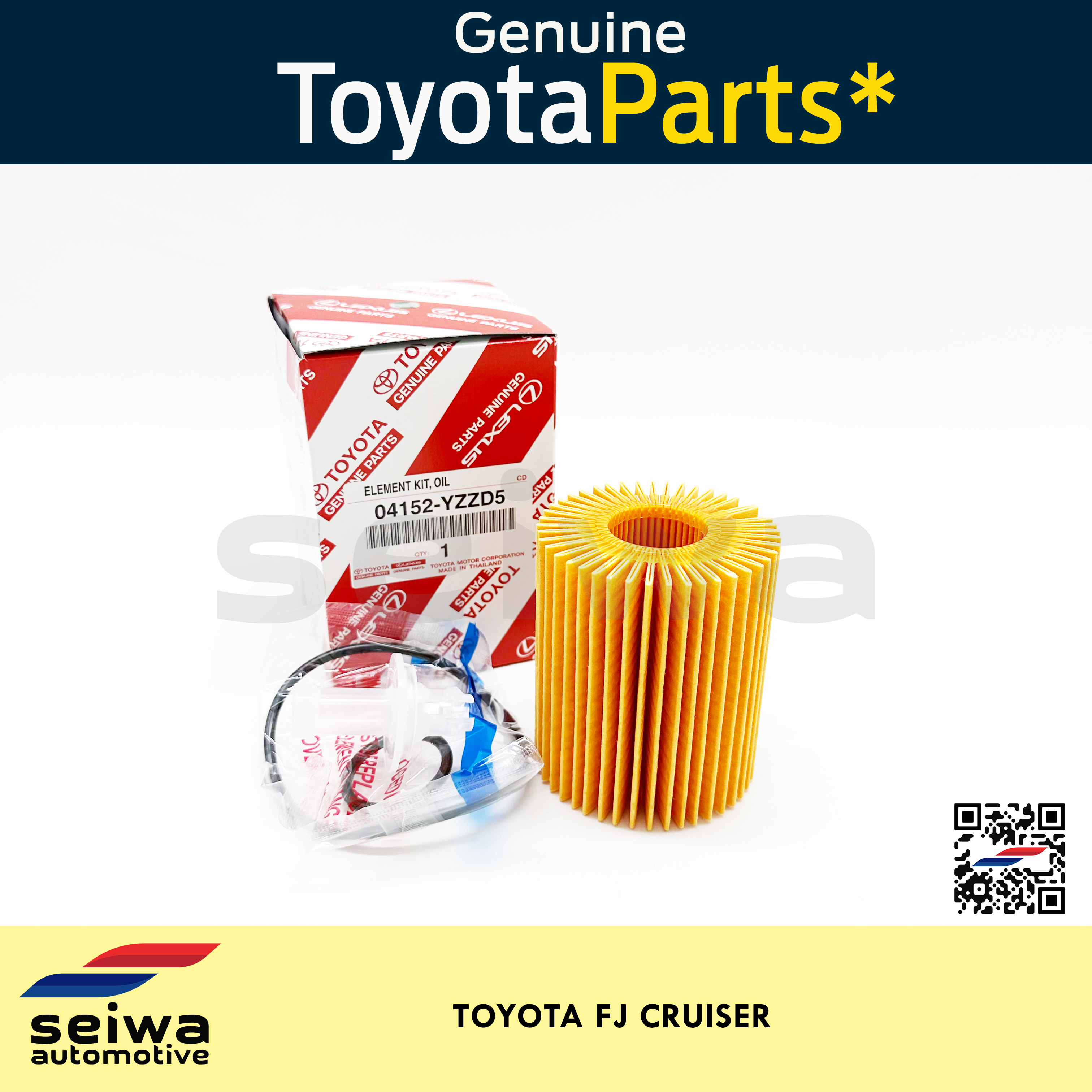 Toyota FJ Cruiser Oil Filter - Toyota Auto Parts - 04152-YZZD5 | Lazada PH