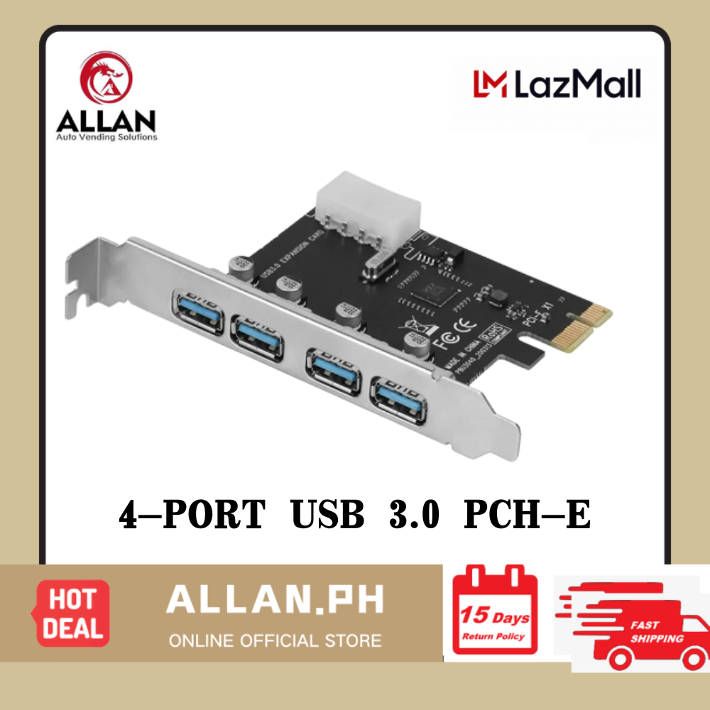 Allan Port Usb Pch E Controller Card Gbps Pci E Express To Usb Controller Expansion