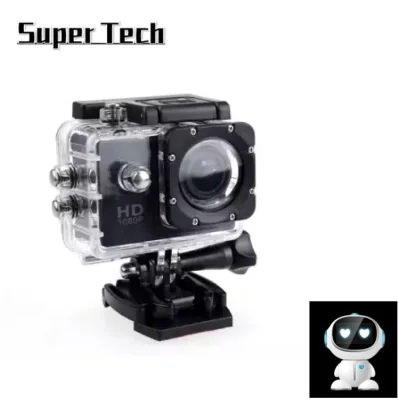 [Super Tech] A7 Camera Ultimate Sports Action Cam Under Water Waterproof Extreme Go Pro, 1080P Full HD Outdoor Sport Action Mini Camera