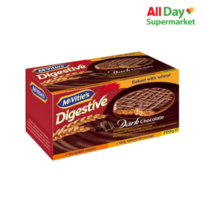 Mcvitie's Digestive Dark Chocolate Biscuit 200G Lazada PH