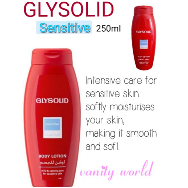 Glysolid Body Lotion Sensitive 250ml Lazada PH