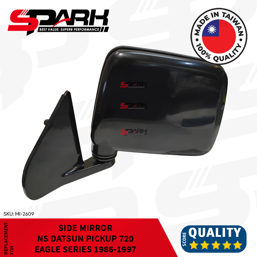 Side Mirror Nissan Pickup 720 D21 Power Eagle Series 1986 1998 Pickup Black Taiwan Power