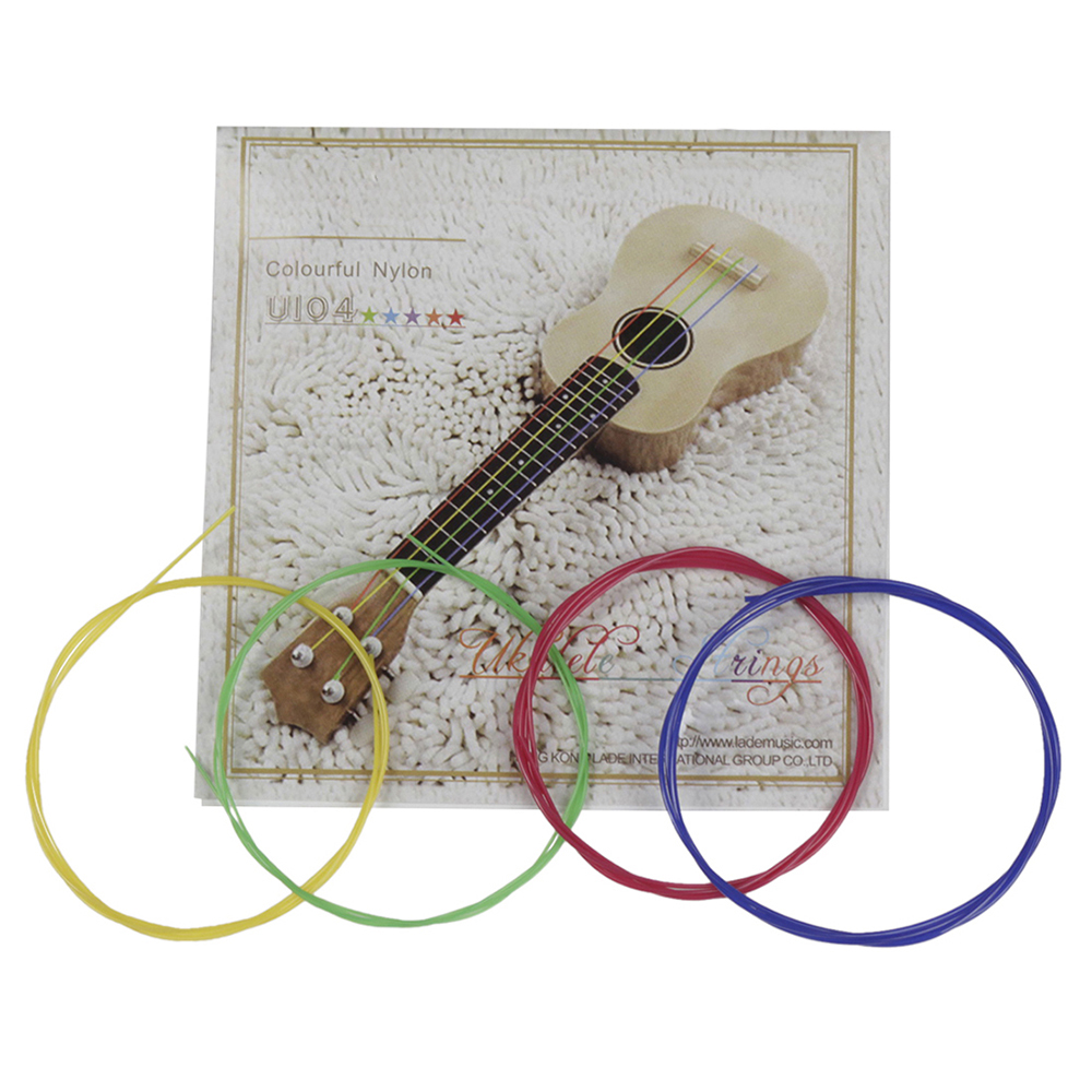 Colorful Ukulele Ukelele Uke Strings Nylon Material, 4pcs/set(Package