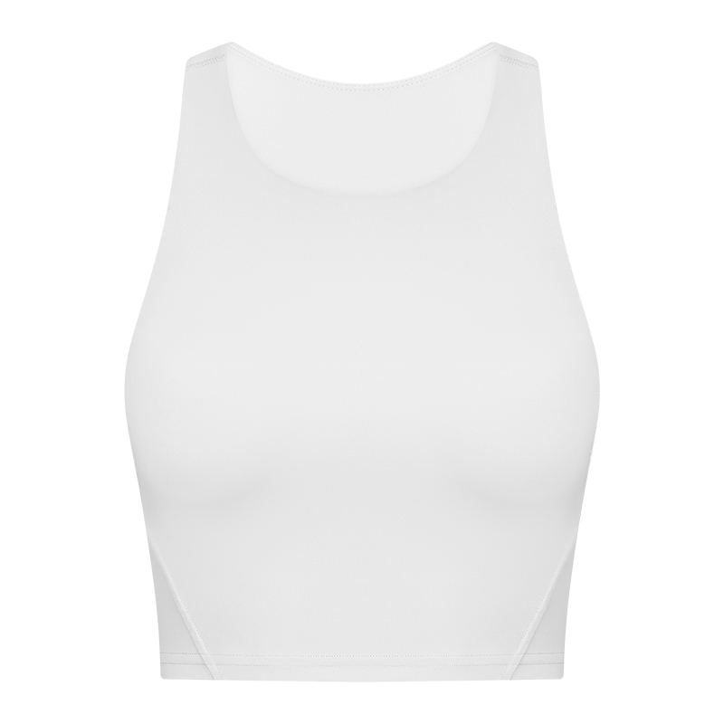 ABS LOLI High Neck Fitness Sports s Padded Yoga Crop Top Women