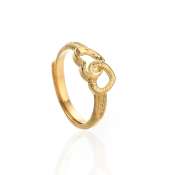 Phoenix Jewelry 18K Gold Plated Zircon Ring GR09