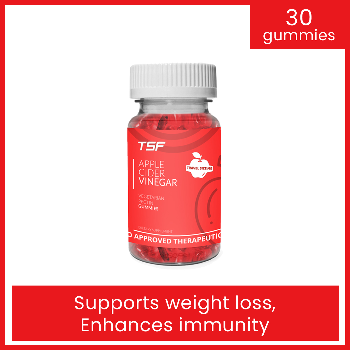 TSF Apple Cider Vinegar Gummies Travel Size Me 30s Lazada PH
