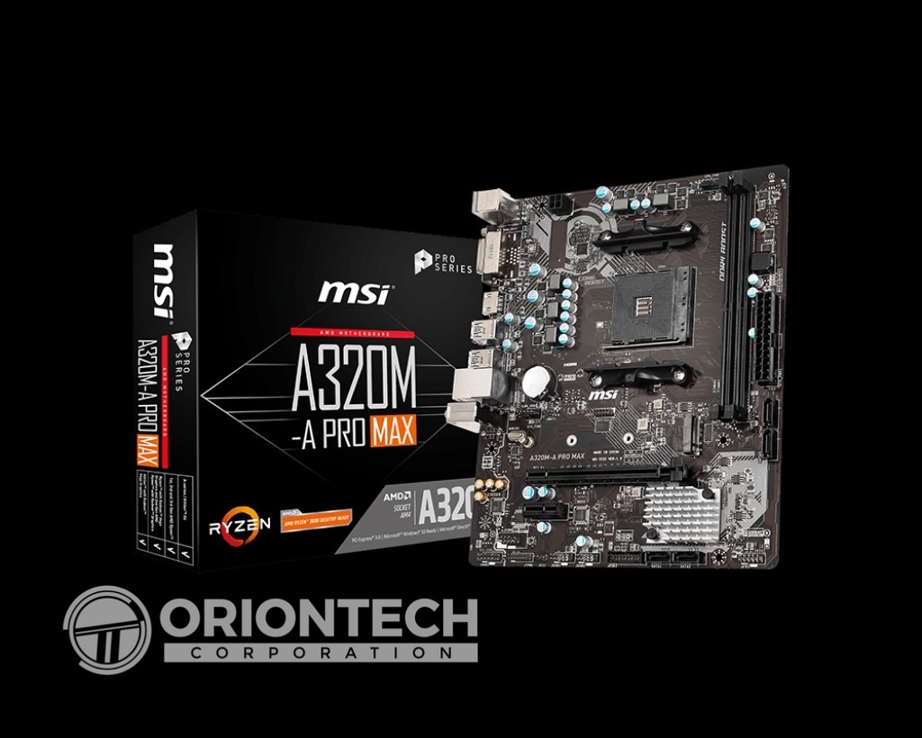 MSI A320M A Pro Max Motherboard 3200Mhz Lazada PH