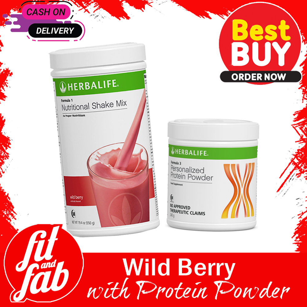 Herbalife Weight Management Shake Combo (Wild Berry & Protein Powder