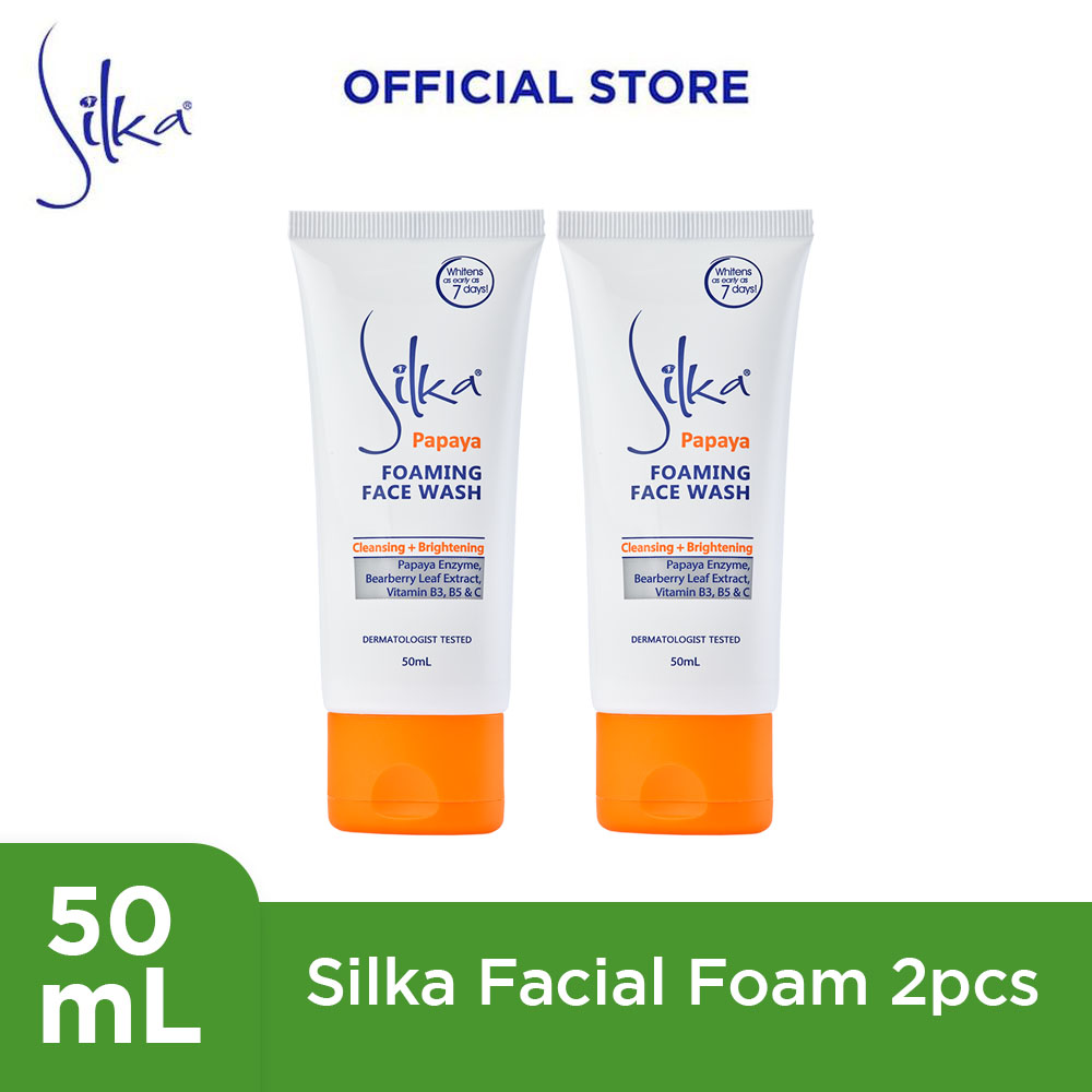 Silka Facial Foam 50ml Twin (2pcs) Lazada PH