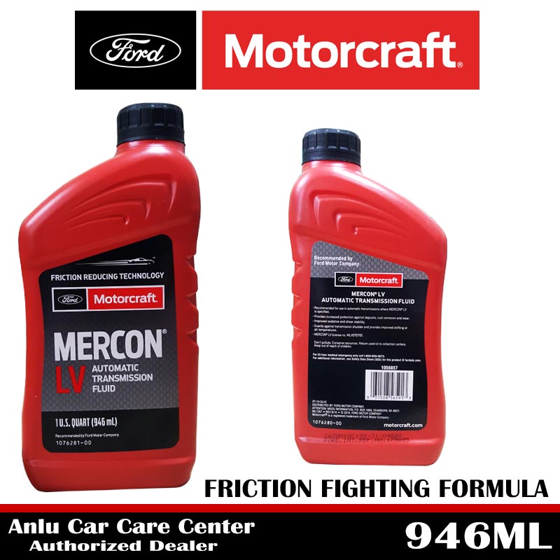 Motorcraft Mercon LV Automatic Transmission Fluid 6 Quarts Pack Ford  Original