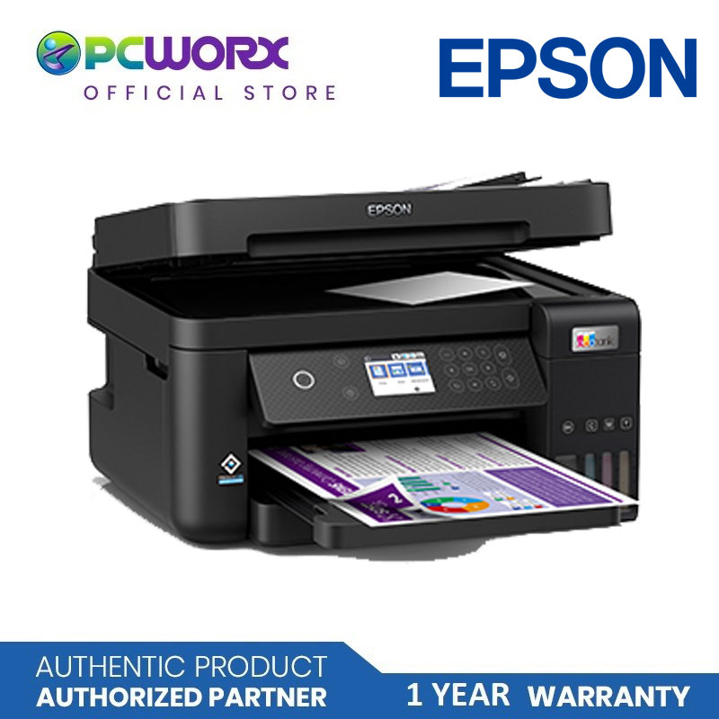 Epson L6270 3 In 1 Wireless Printer   Duplex With Adf Printer 