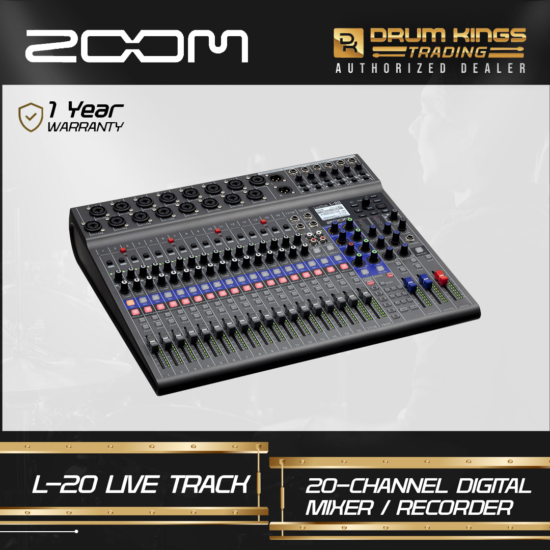 Zoom LiveTrak L20 20channel Digital Mixer / Recorder Lazada PH