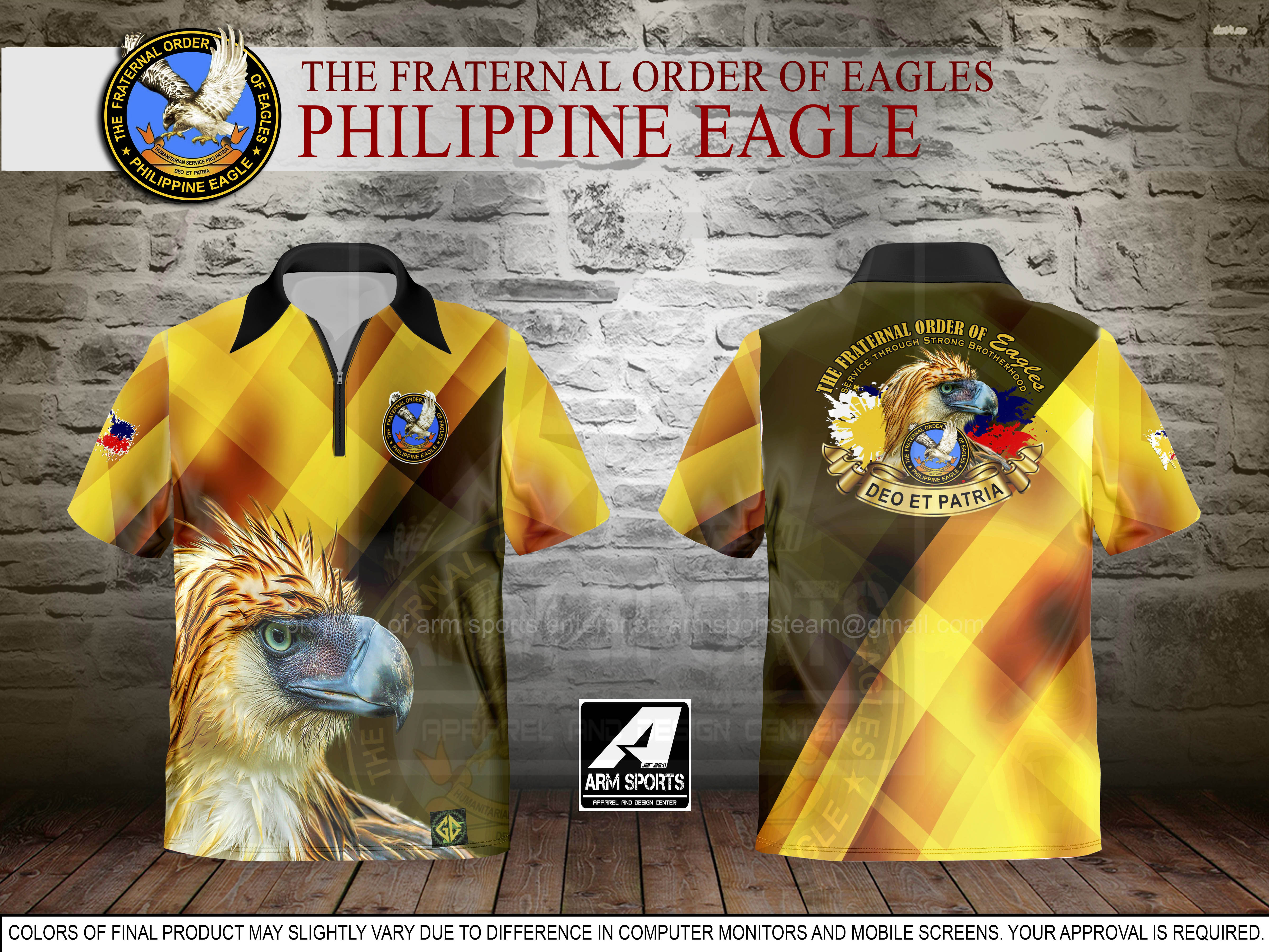 sublimation eagles shirt design