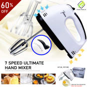 HomePrime Professional 7 Speed Hand Mixer - Baking SALE