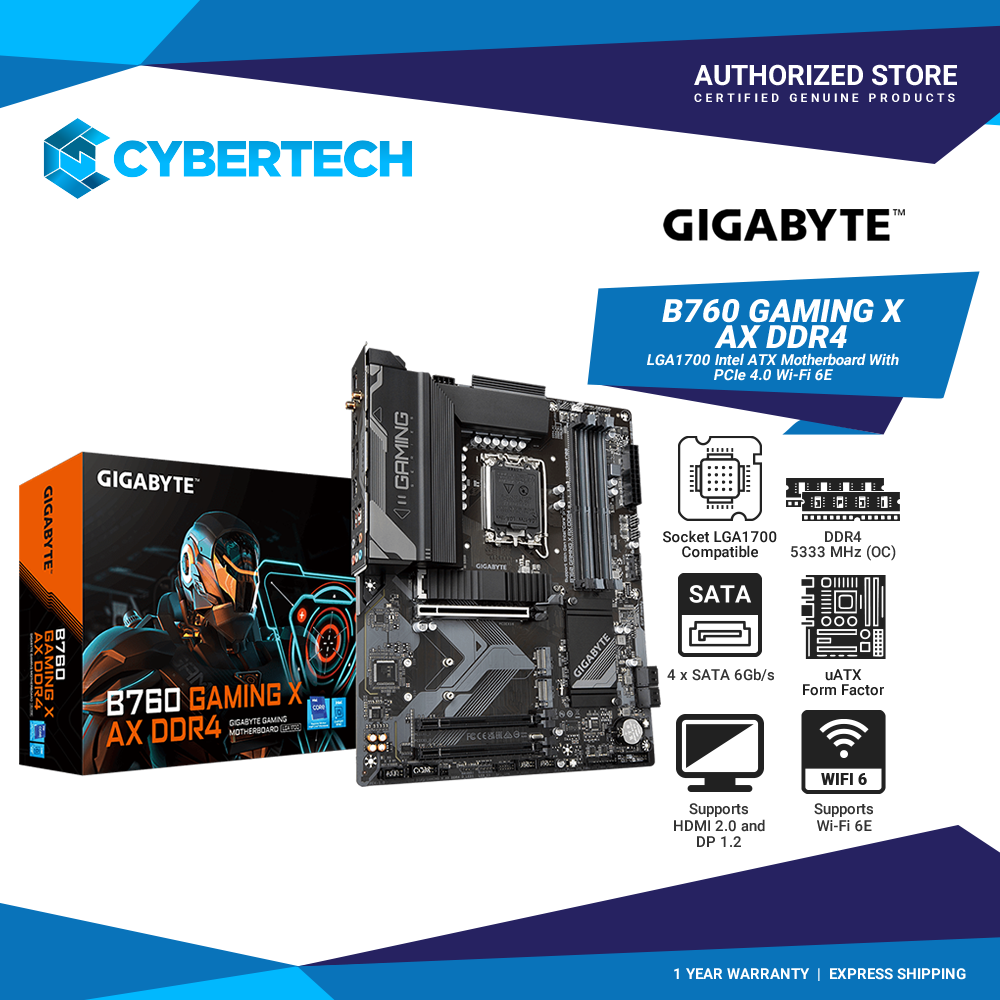 Gigabyte B760 Gaming X AX DDR4 Motherboard Lazada PH