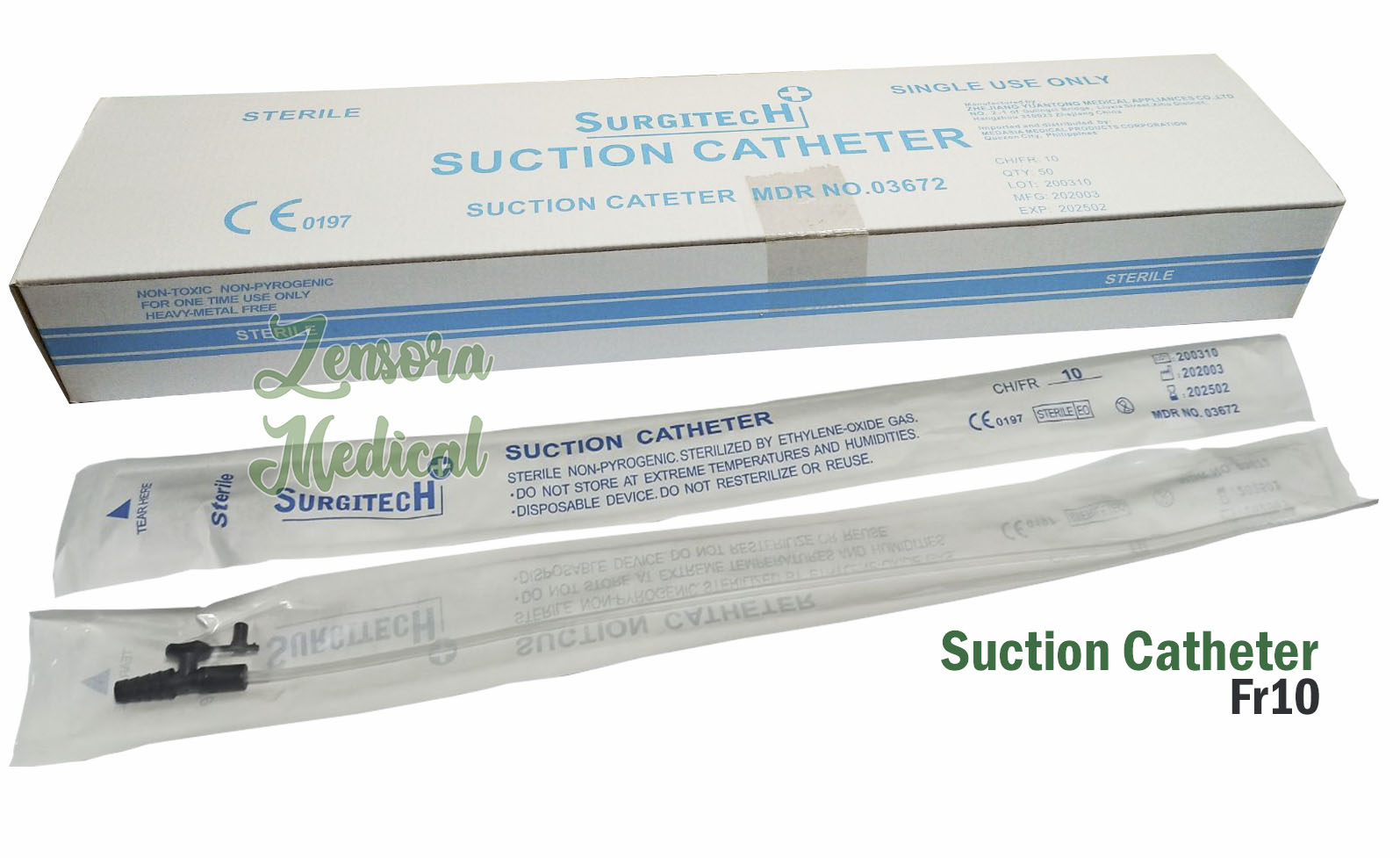 SURGITECH Suction Catheter FR10 (50 pcs/box) Lazada PH