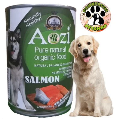Aozi Pure Natural Organic Dog Food - Salmon Flavor 430g