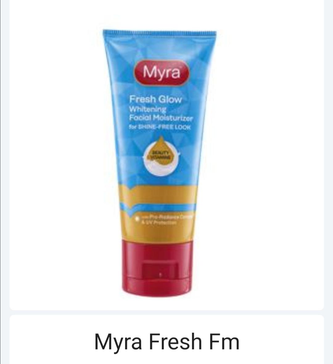 myra e fresh glow moisturizer review