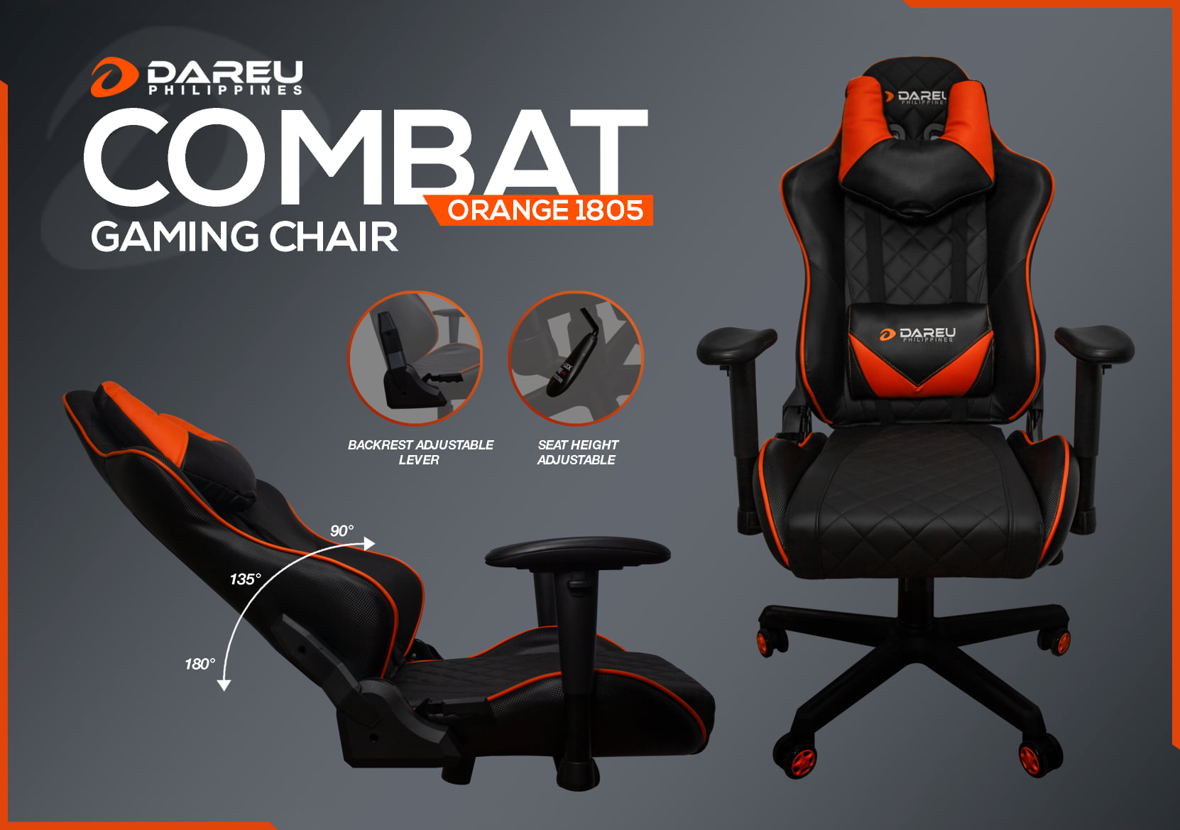 dareu gaming chair 1805