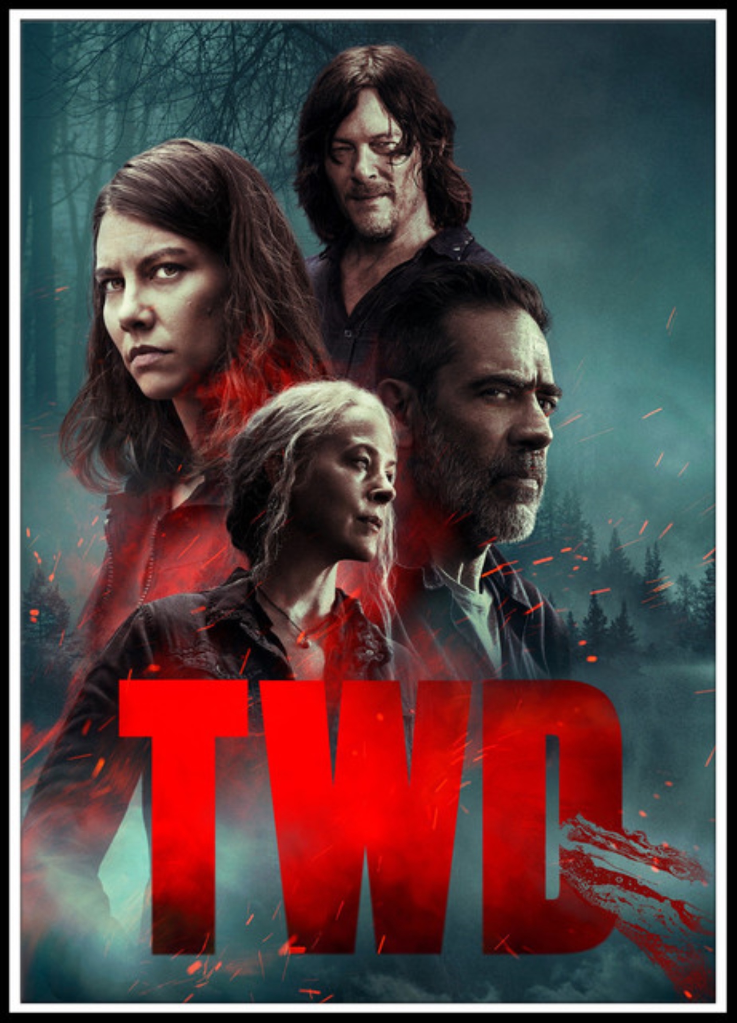 Terrifying The Walking Dead Poster Season 7 High-gloss Photo Paper