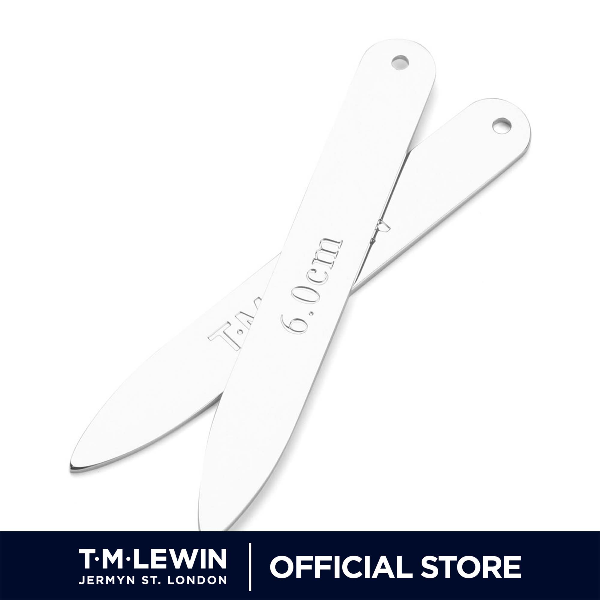 Silver Metal Collar Bones 5.5cm for Men 