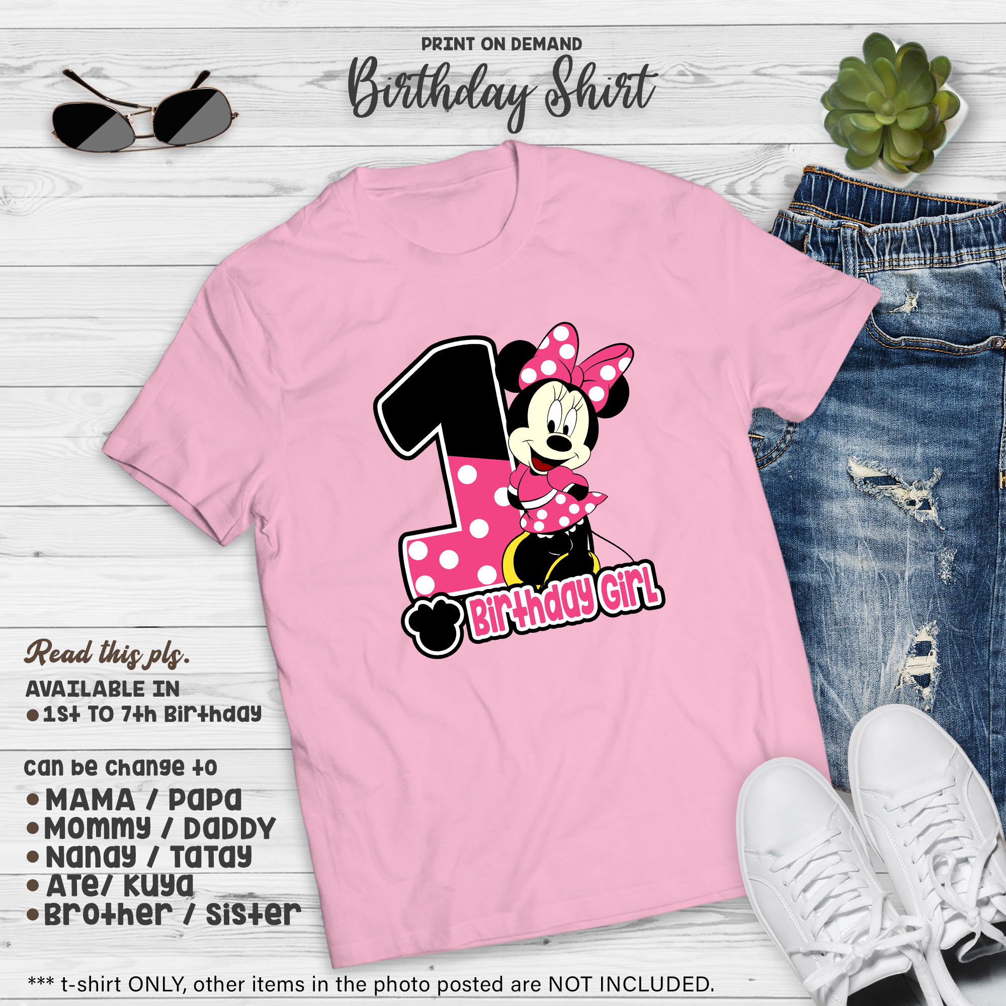 Family Birthday Shirt - Mickey \u0026 Minnie 