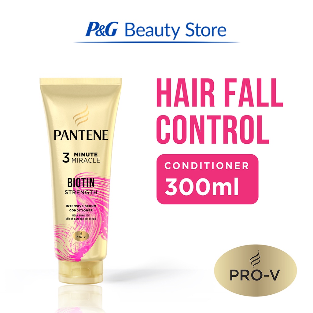 Pantene Biotin Strength Pro V 3 Minute Miracle Conditioner Hair Fall Control 300mL Lazada PH