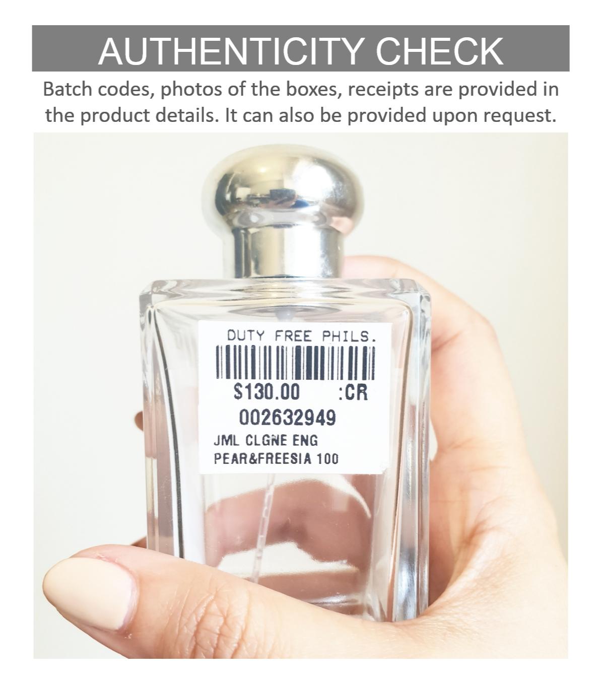 jo malone perfume batch code