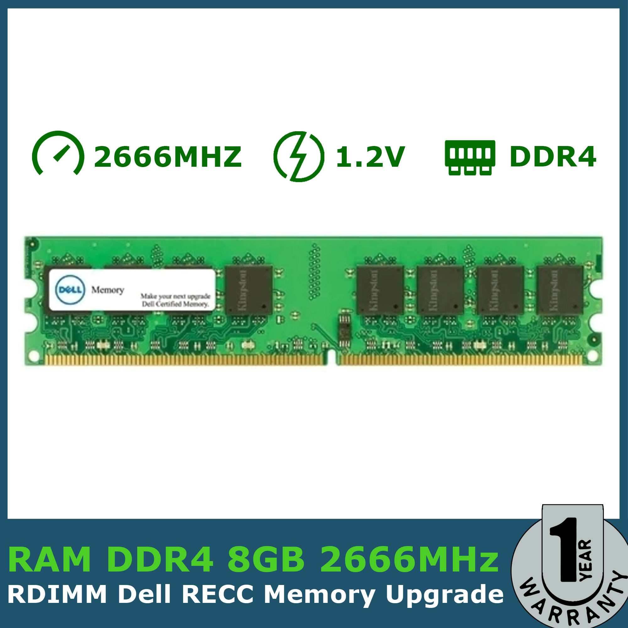 RAM DDR4 8GB RECC 2666MHz│Dell Memory Upgrade│Registered & Upgrade Types System Specific│RDIMM Dell RAM RECC│Server Memory│Data Storage│For T40│T150│T140│T340│T440│T640│R240│R250│R350│R440│R540│R640│R740│ | Lazada PH