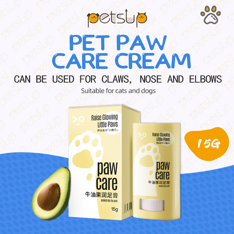 Petsup 15g Pet Paw Care Balm Pet Care Cream for Dog Cat Paws Dry