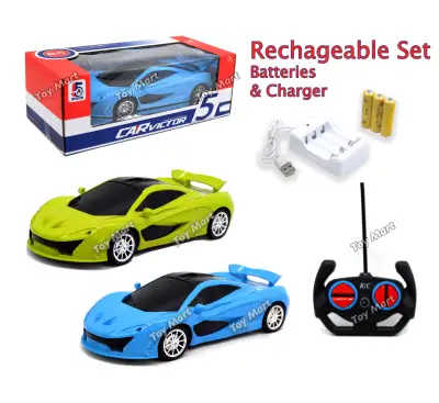RC Victor Champion Car Rechargeable Batteries Set Remote Control Simulation Vehicle Blue Green Quality Imported Quality Children Toy Gift Toy Mart Toys Play Set Simulation Toy Toymart Gift Idea