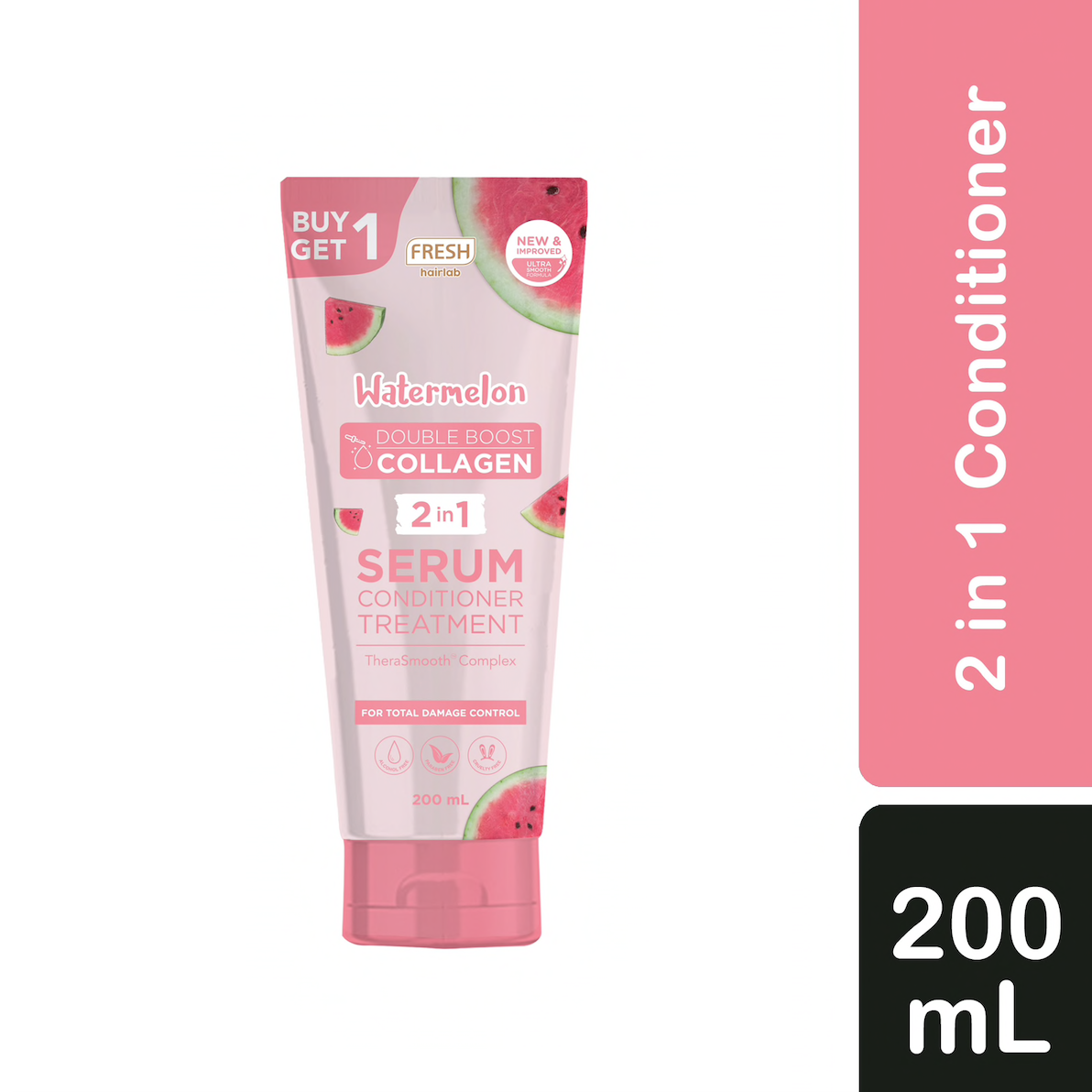FRESH Hairlab Watemelon Double Boost Collagen Serum Shampoo 430 ml