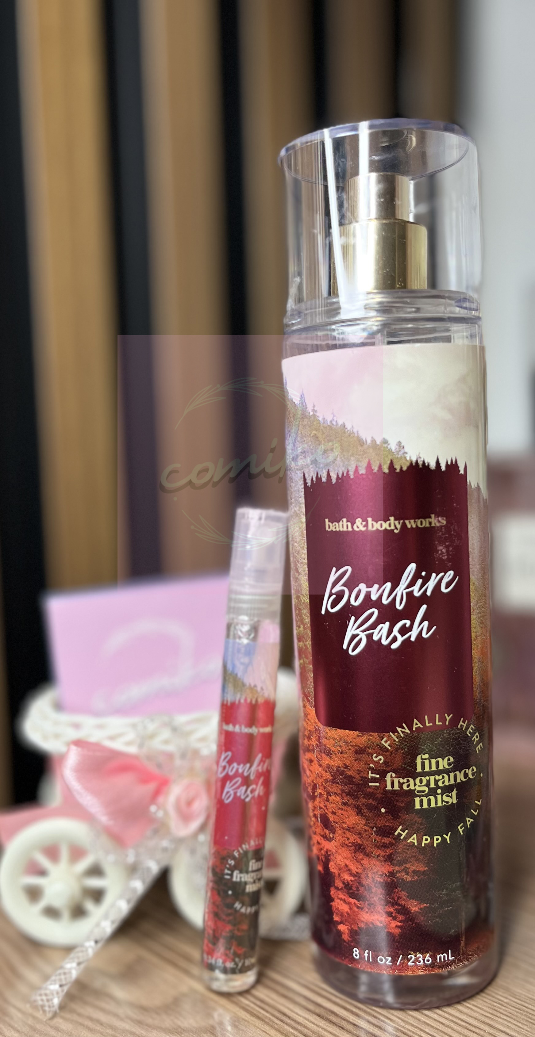 Bonfire Bash by Bath and Body Works Authentic 10mL glass spray bottle